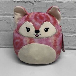 SQUISHMALLOWS Sabine 8” Tye Dye Pink Fox